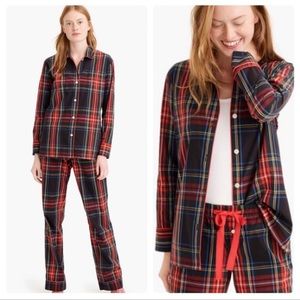 J. Crew vintage plaid tartan pajama set